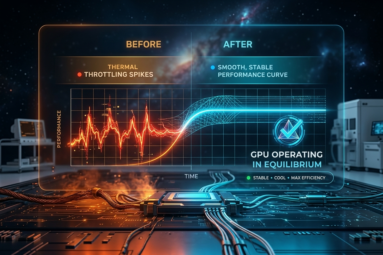 Thermal benchmark comparison visual for CARDIAC-PURR
